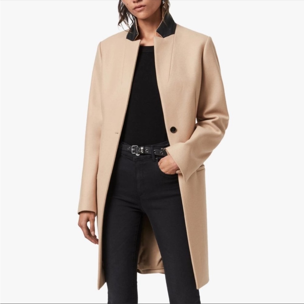 All Saints Leni Wool Coat